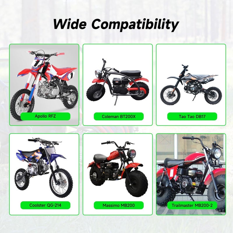 XIKOBY VM22 Carburetor Jet Kit Compatible with VM22 VM24 VM26 VM30 Carb 196cc 212cc Mini Bike 125cc 200cc 250cc Dirt Bike ATV Go Kart 16PCS 88 90 95 98 100 105 110 115 120 125 130 135 140 145 150 155 - Image 5